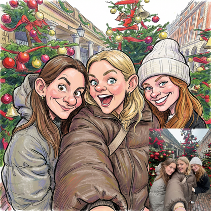 Cartoon Personligt Människoporträtt