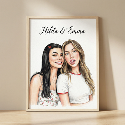 Realistisk Personligt Människoporträtt