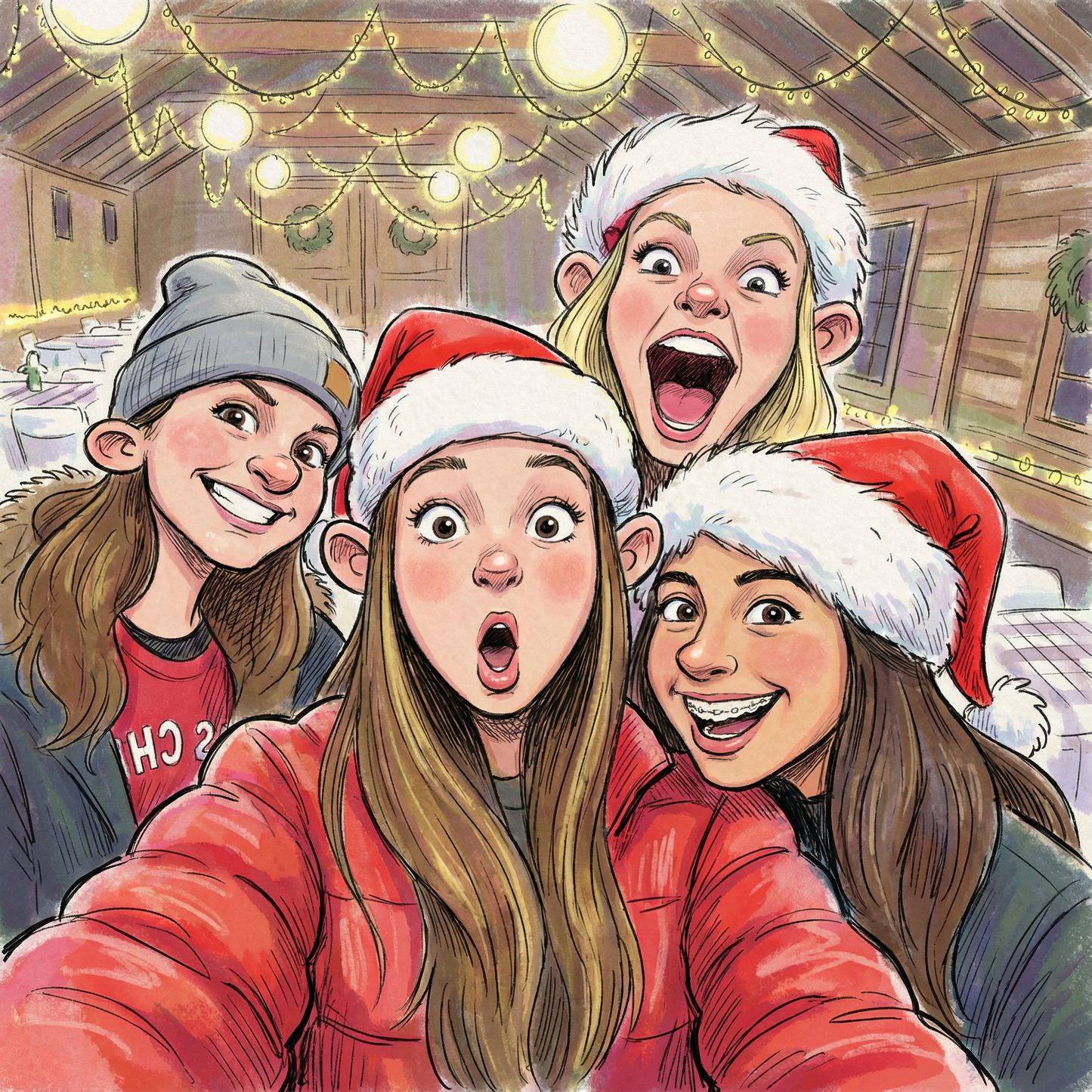 Cartoon Personligt Människoporträtt