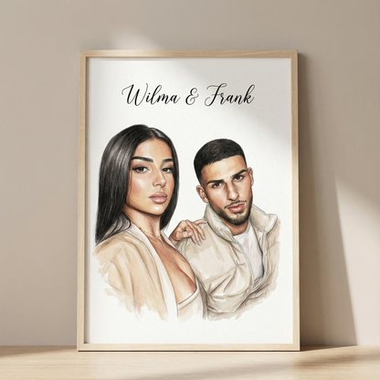 Realistisk Personligt Människoporträtt